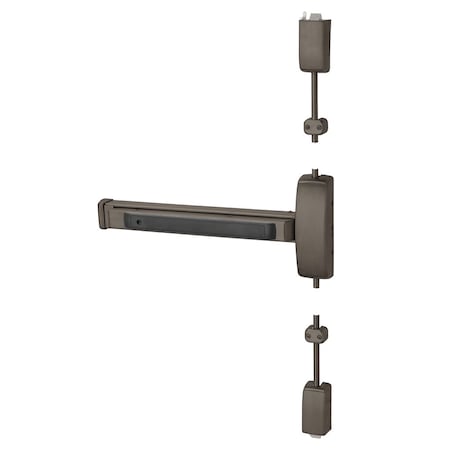 Sargent Grade 1 Surface Vertical Rod Exit Device, Wide Stile Pushpad, 32-in Device, 120-in Door Height, Clas 8713E RHR 10B